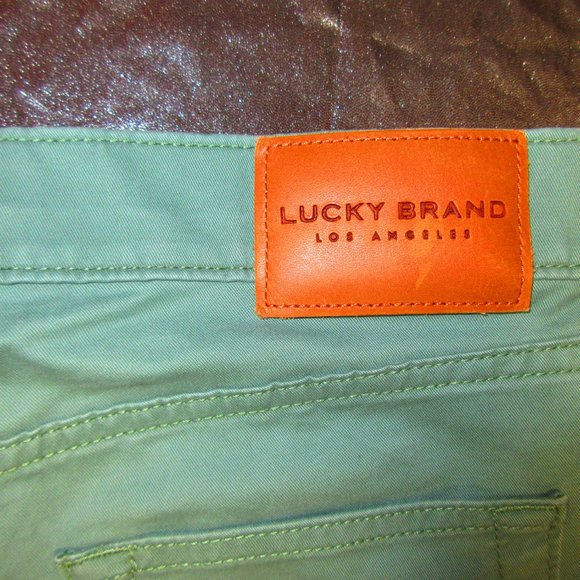 Lucky Brand Slate Green Pants 30x32 Mens - Picture 10 of 11